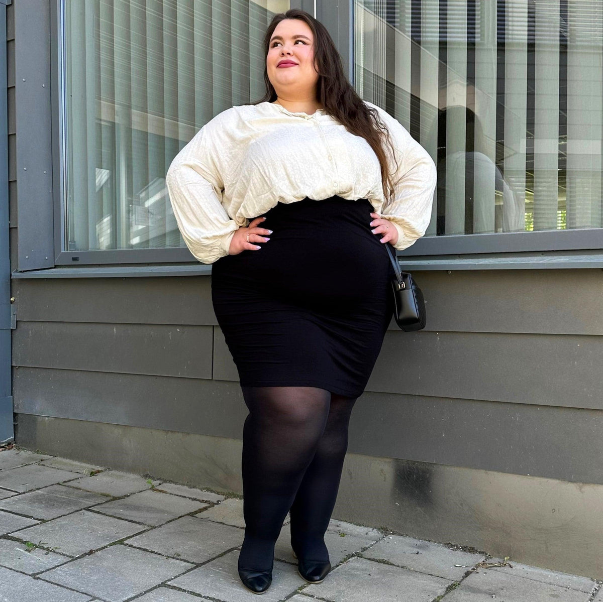 Huggy Light Support Tights - Svart