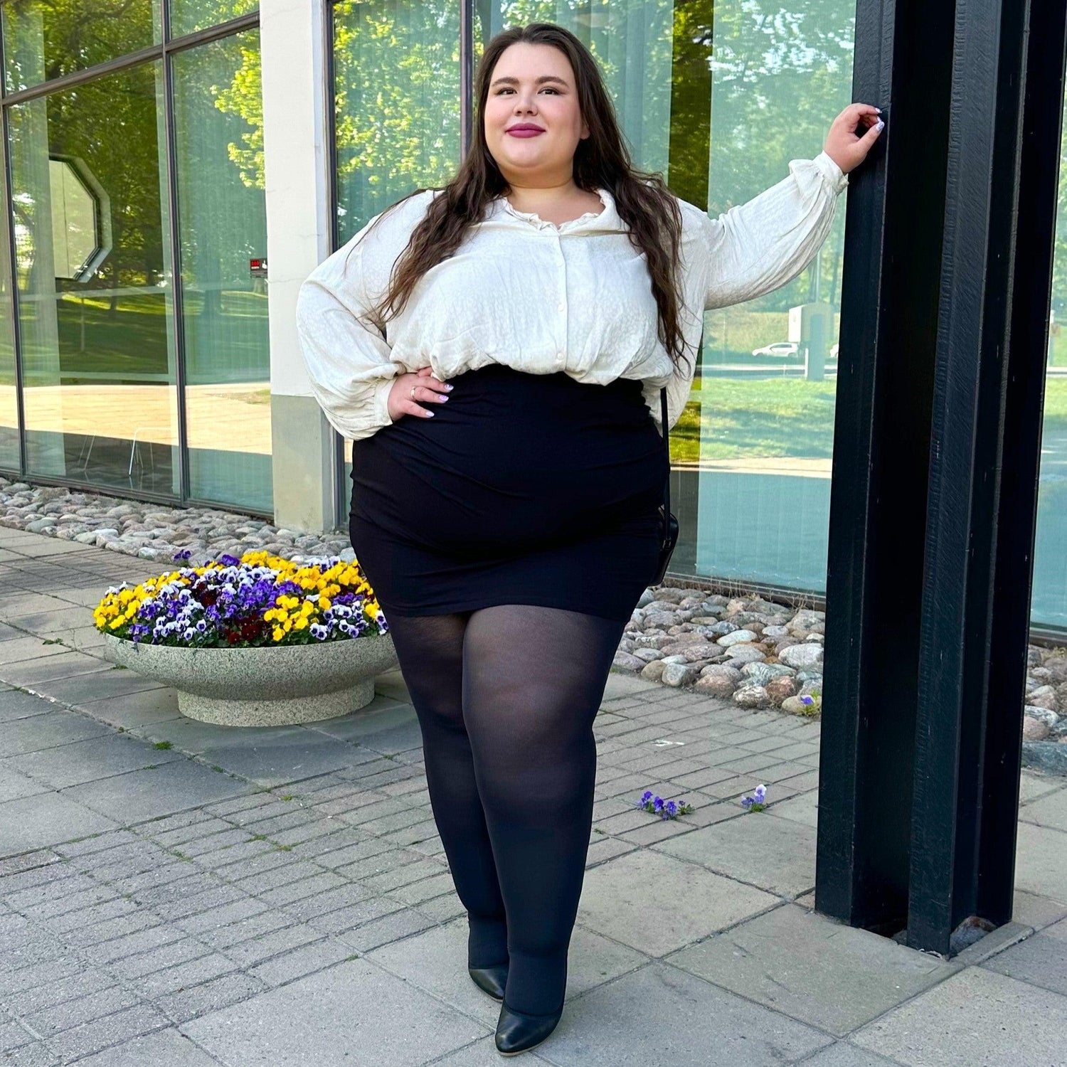 Huggy Light Support Tights - Svart
