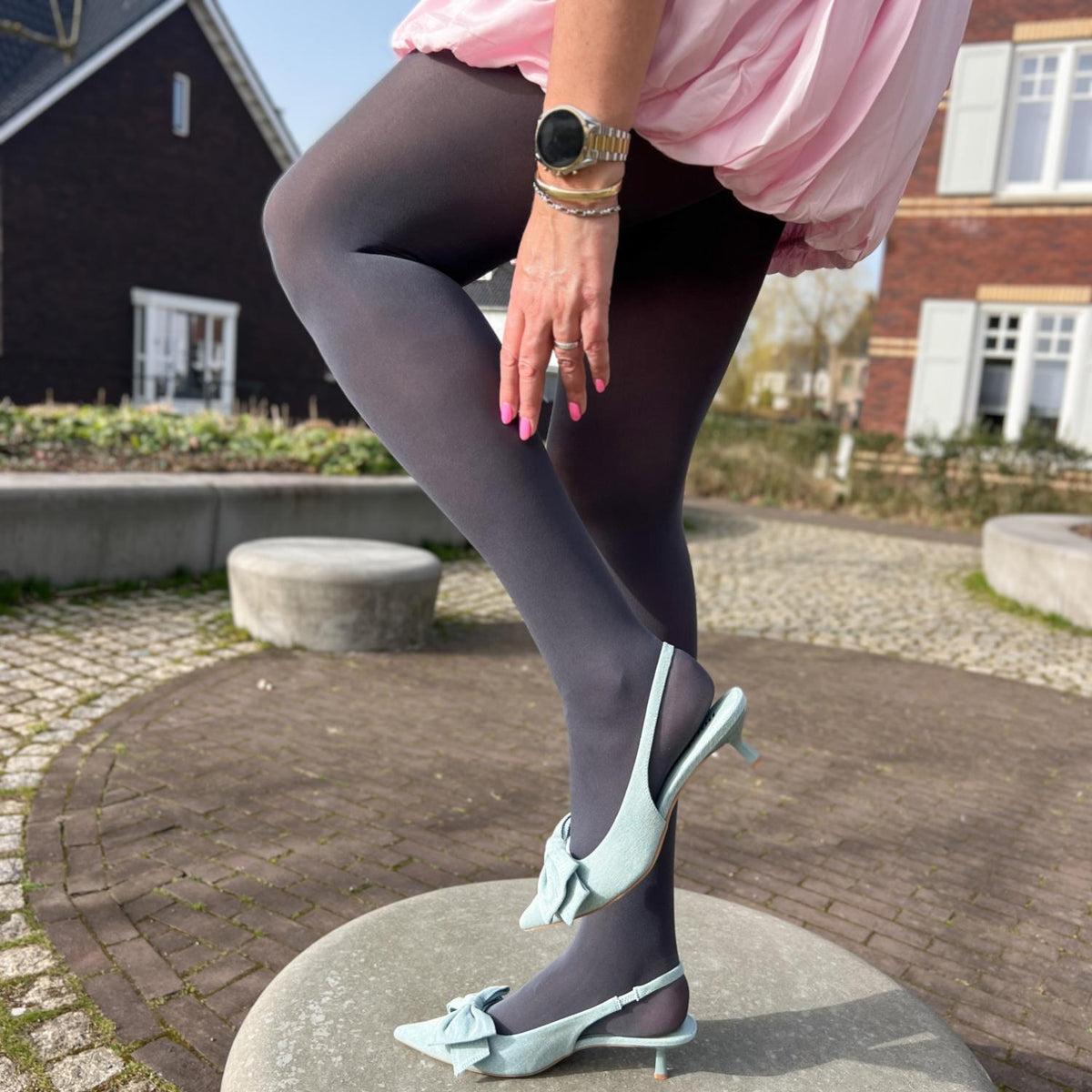 Stay Cool 80 Denier Strumpfhose - Slate