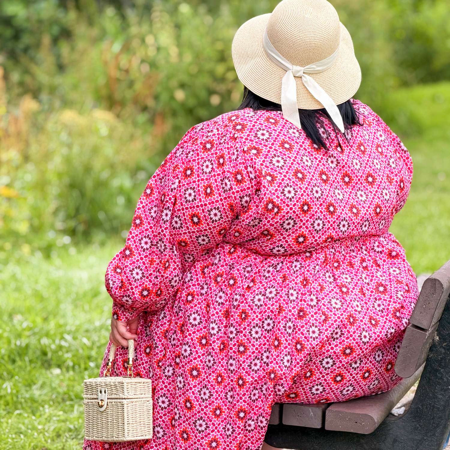 Gabriella Lange Kleid aus Baumwolle – Pink Pearl