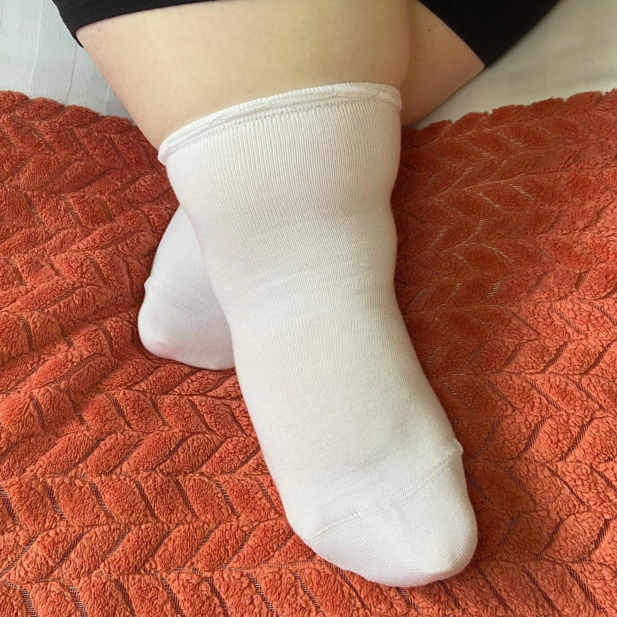 Ultimative Bambus-Knöchelsocken - 5er-Pack in Weiß
