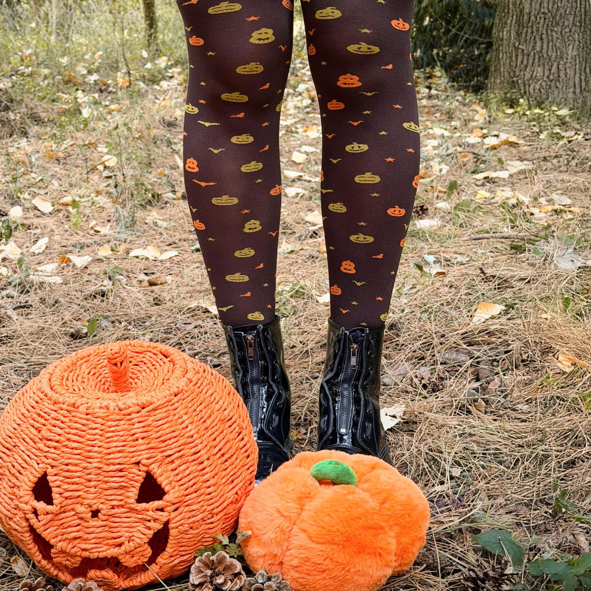 Halloween-Strumpfhose – Jack O Lantern – Bear