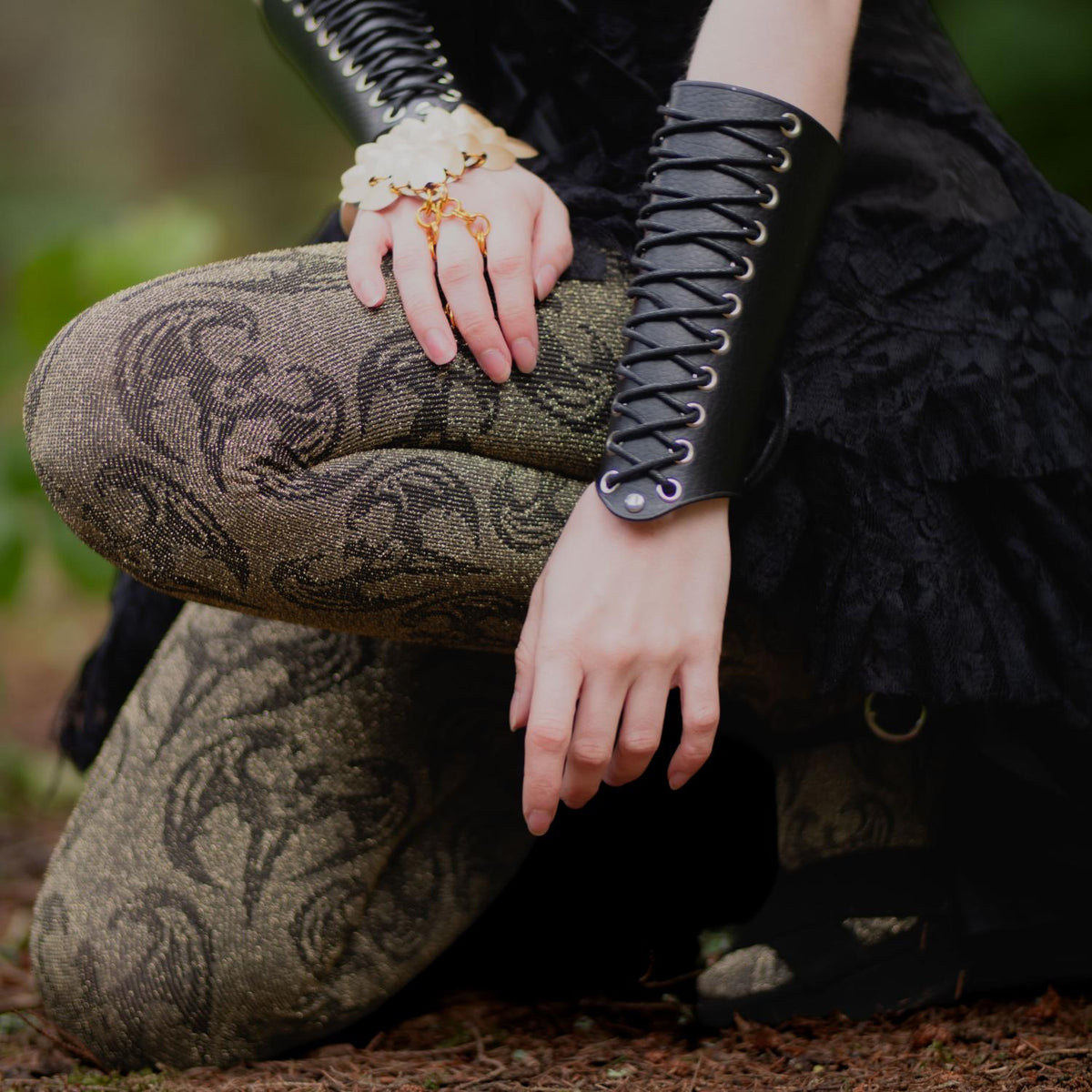 ACOTAR Strumpfhosen - Gold Legion