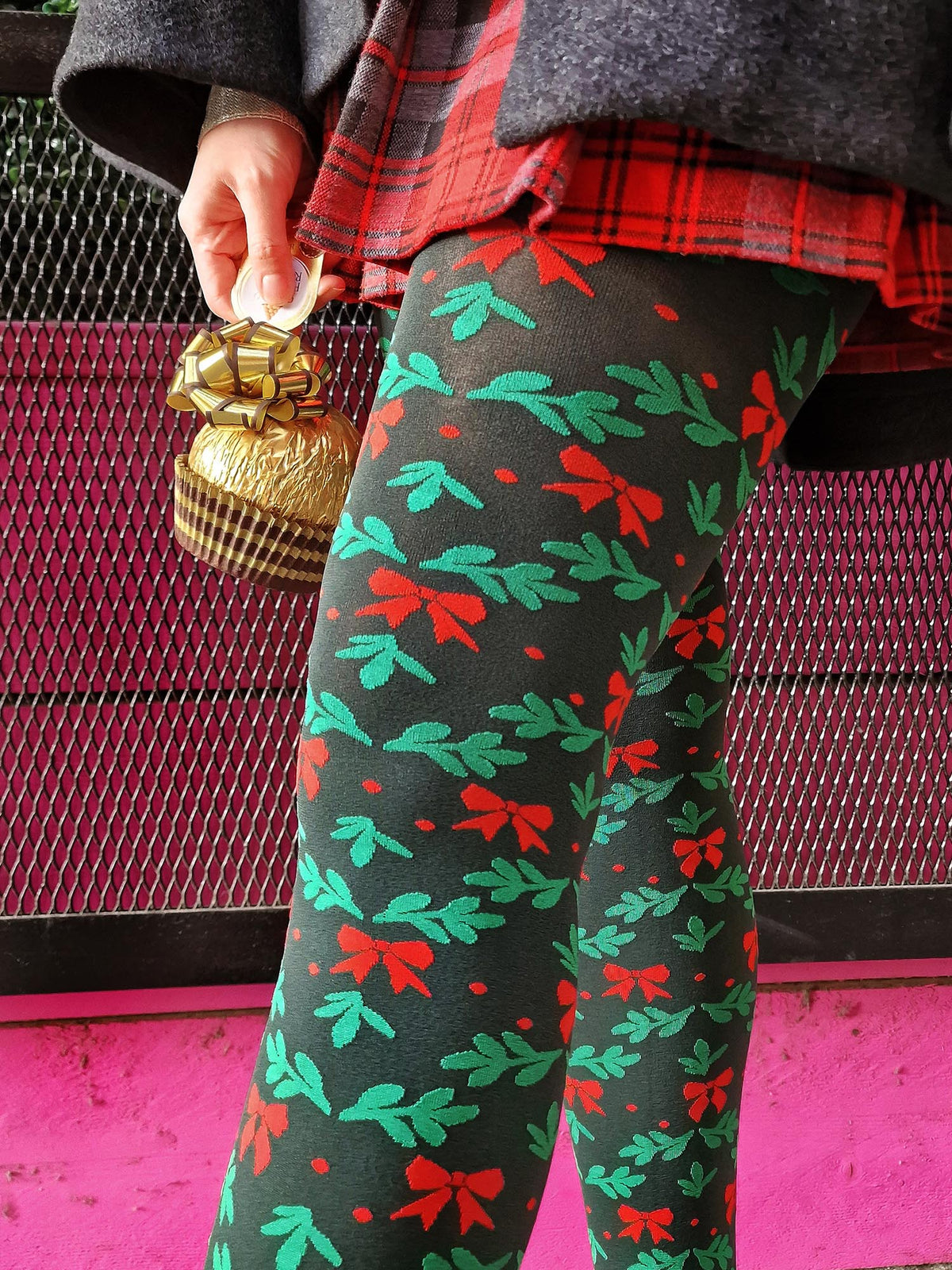 Holly Dolly Strumpfhose - Crocodile