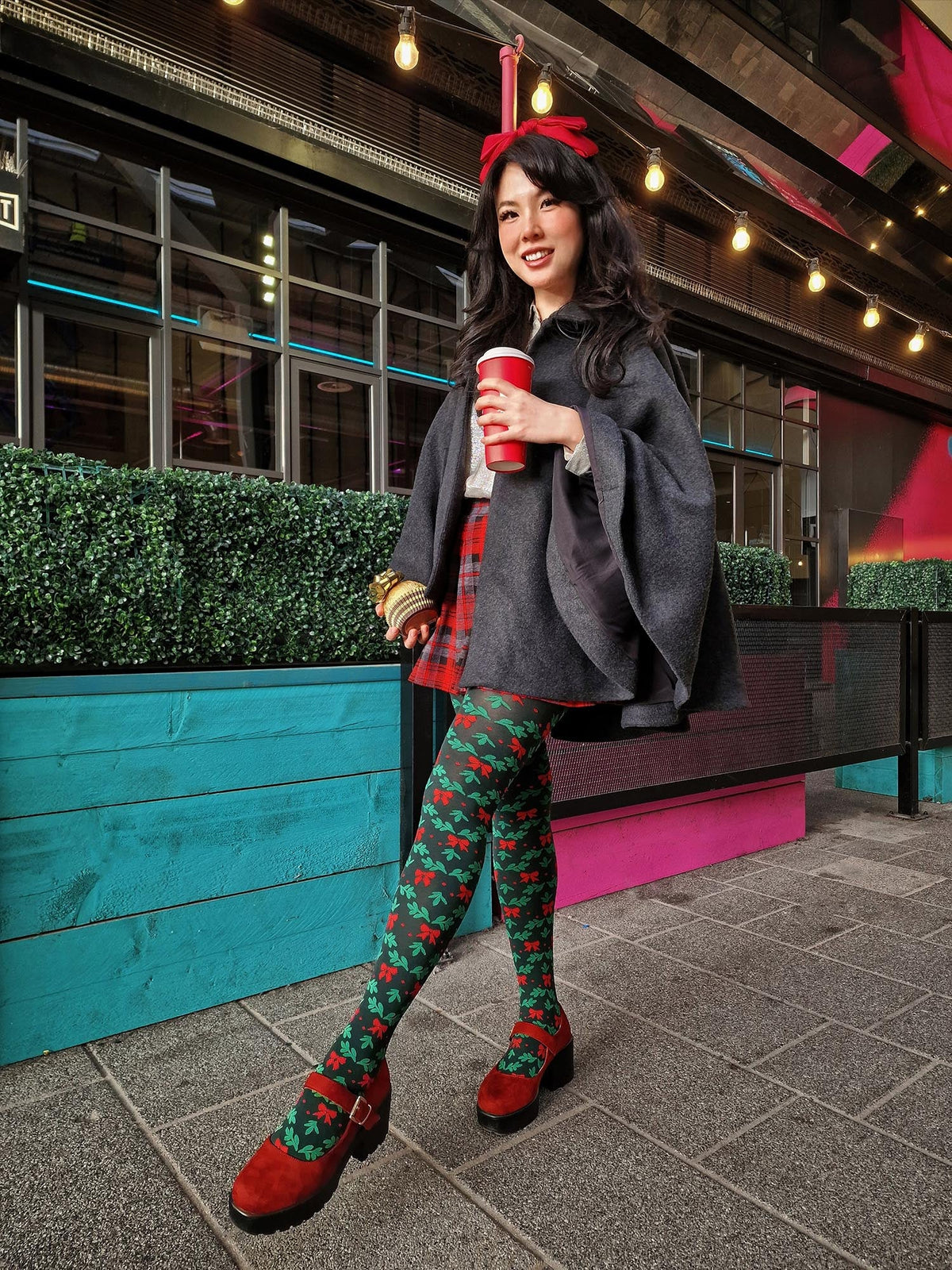 Holly Dolly Strumpfhose - Crocodile