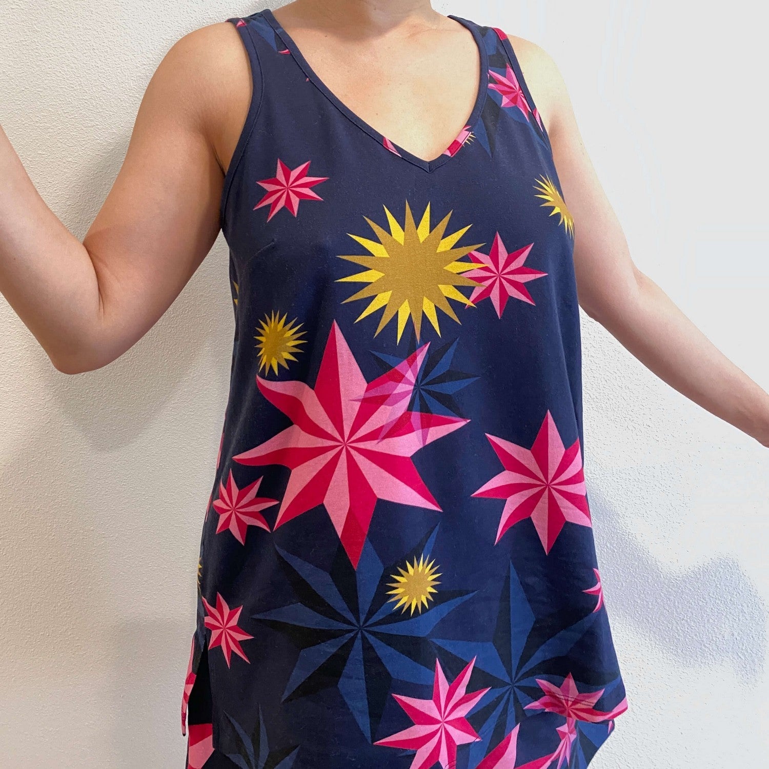 Bio-Baumwolle PJ Weste - Stars