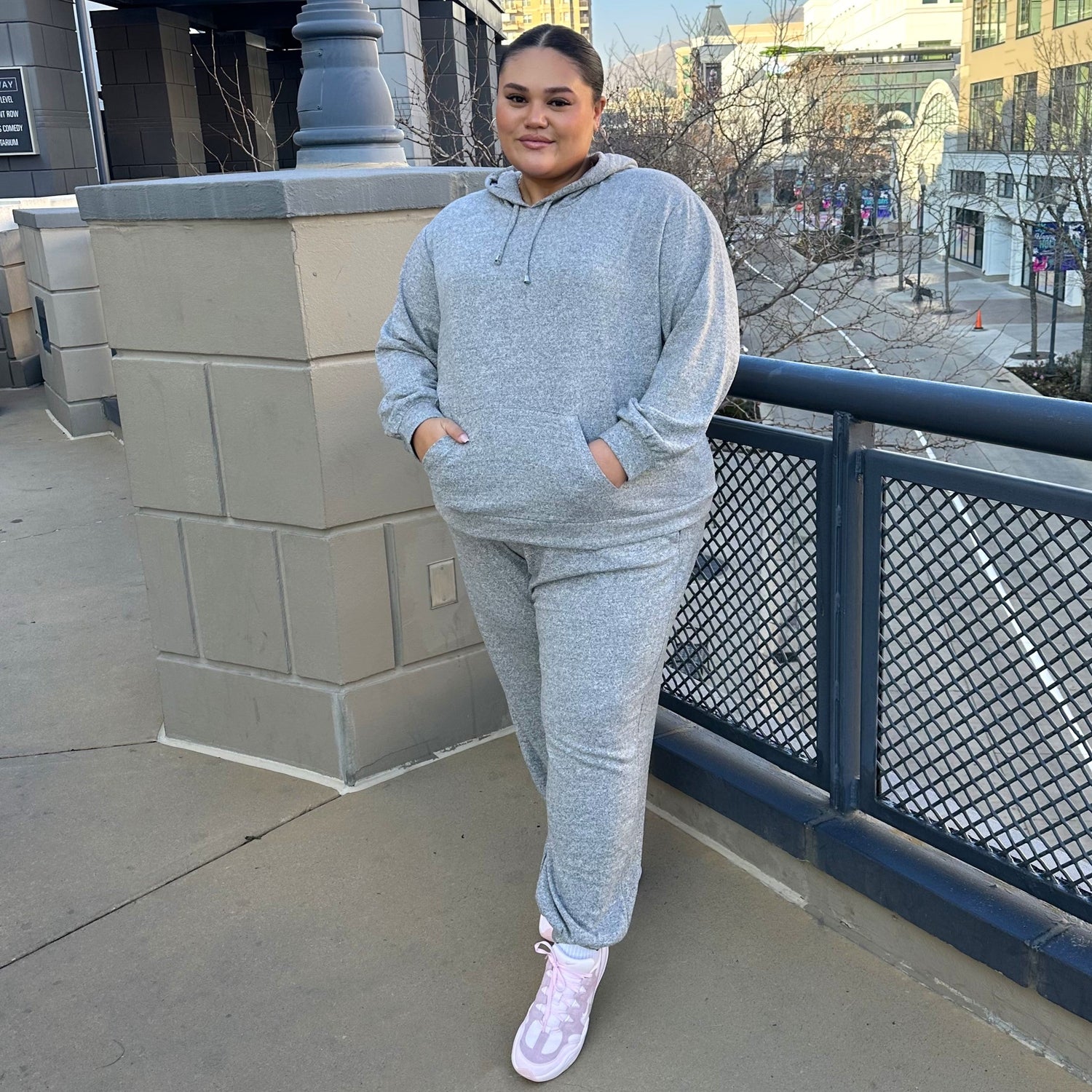 Bluza z kapturem - Heather Grey