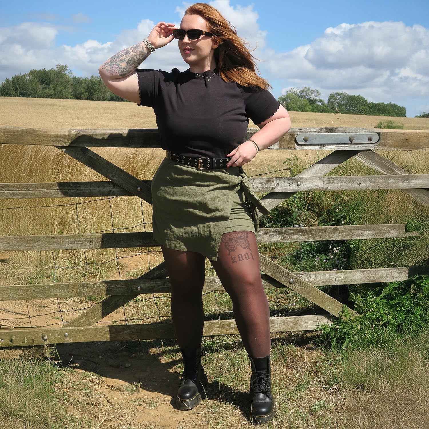 50 Den Halbblickdichte Halo Strumpfhose – Praline