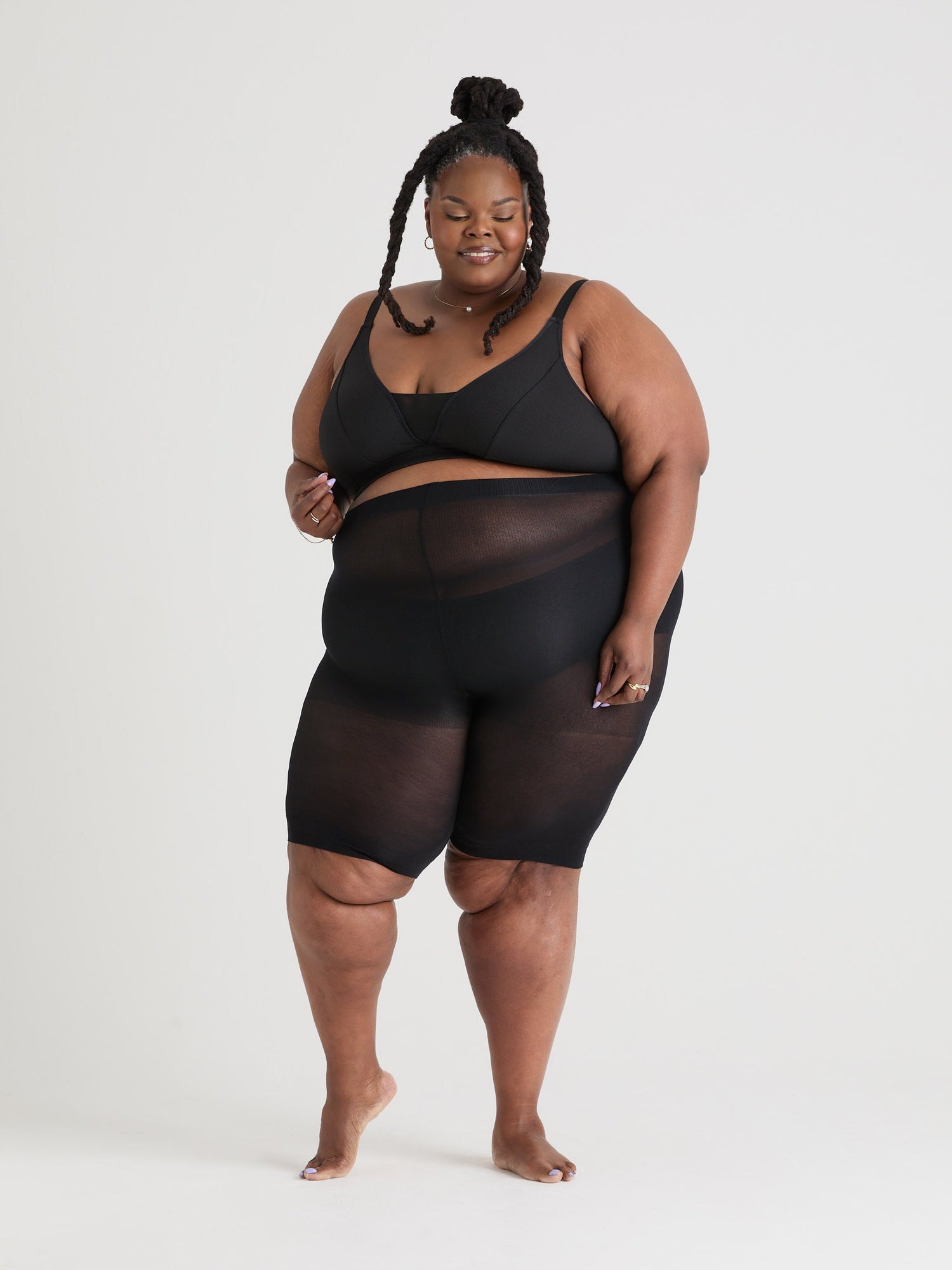 Stay Cool Chub Rub Shorts - Svart