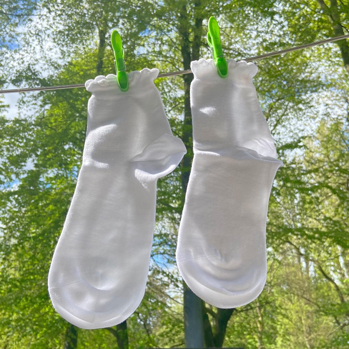 Ultimative Bambus-Knöchelsocken - 5er-Pack in Weiß