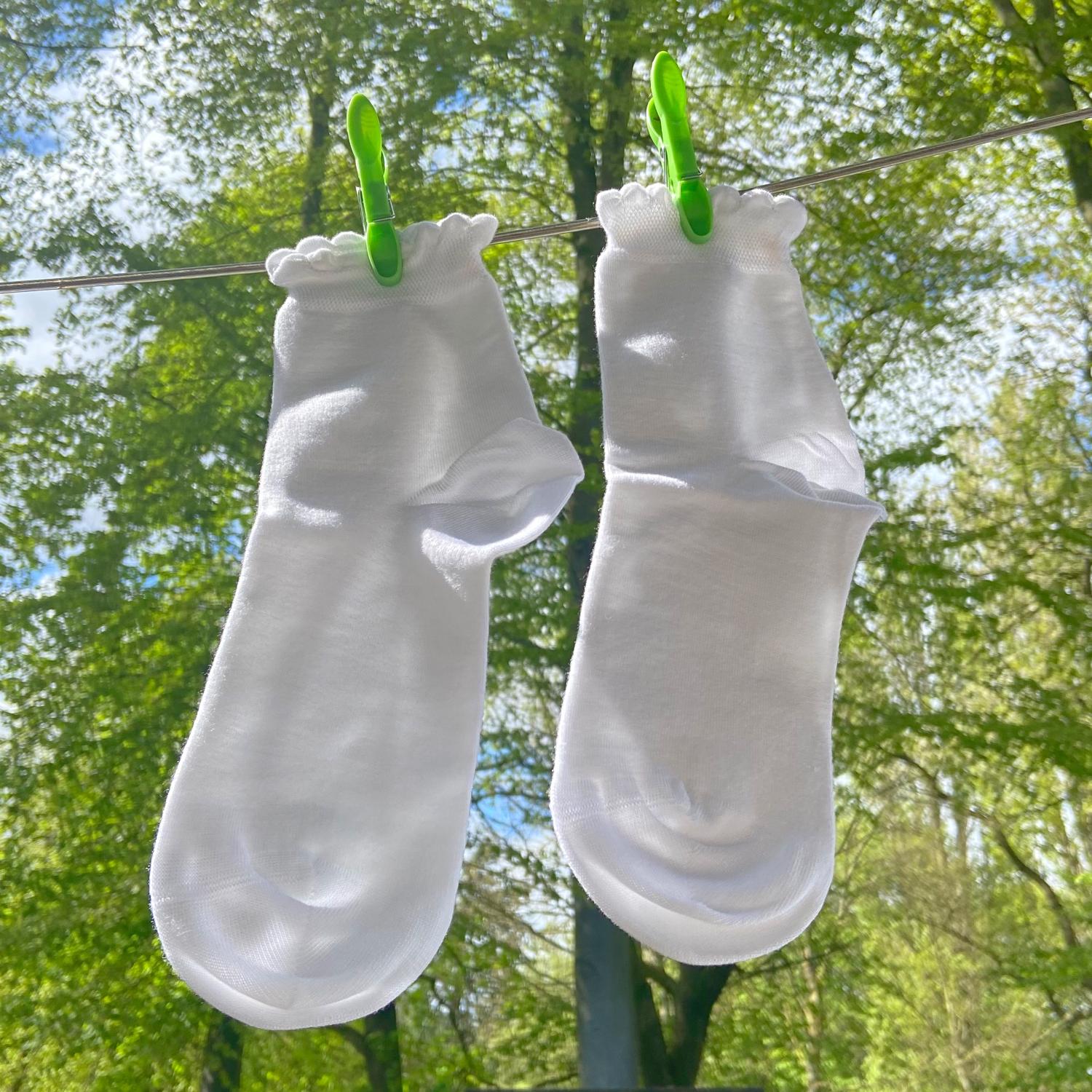 Ultimative Bambus-Knöchelsocken - Weiß