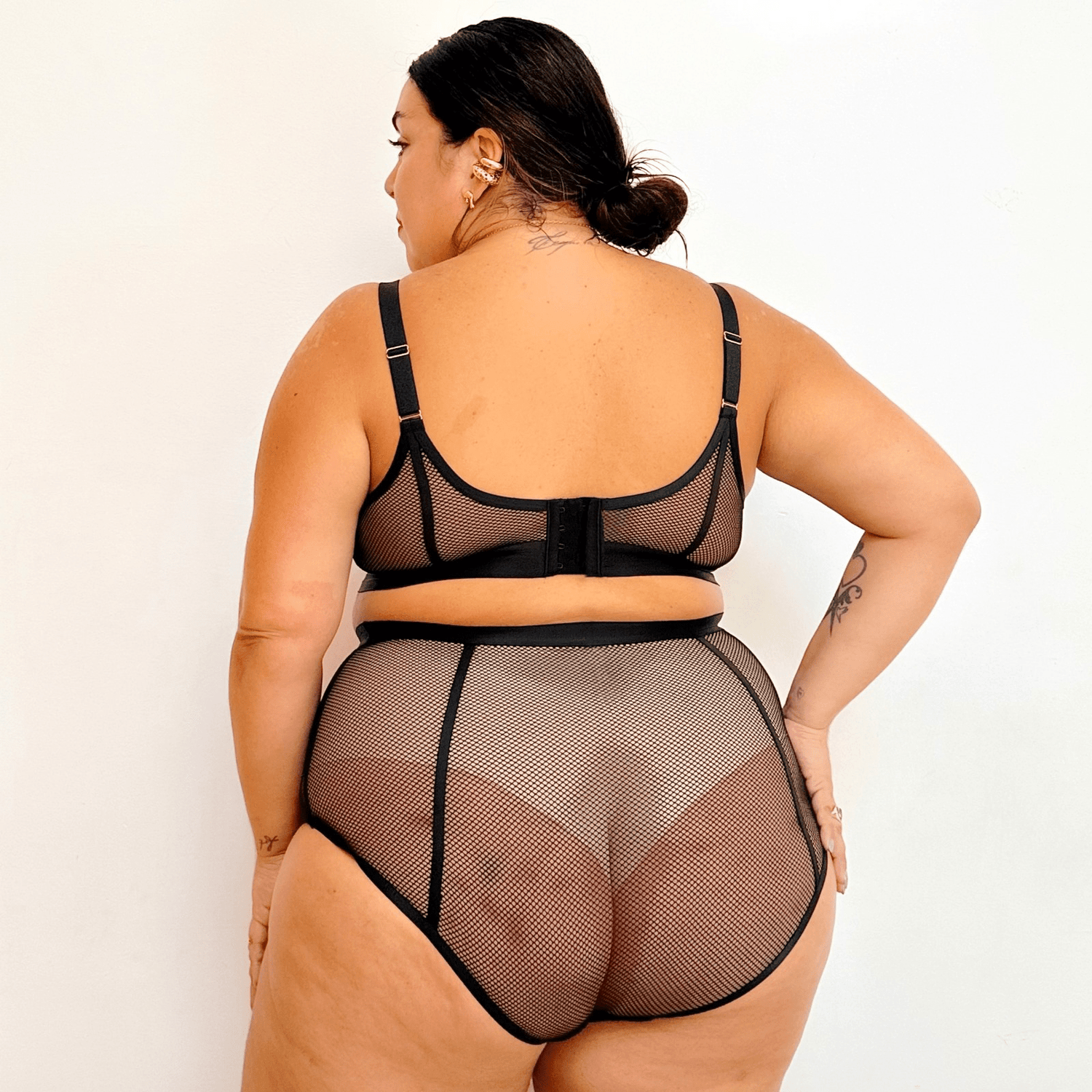 Kitty fishnet trosor