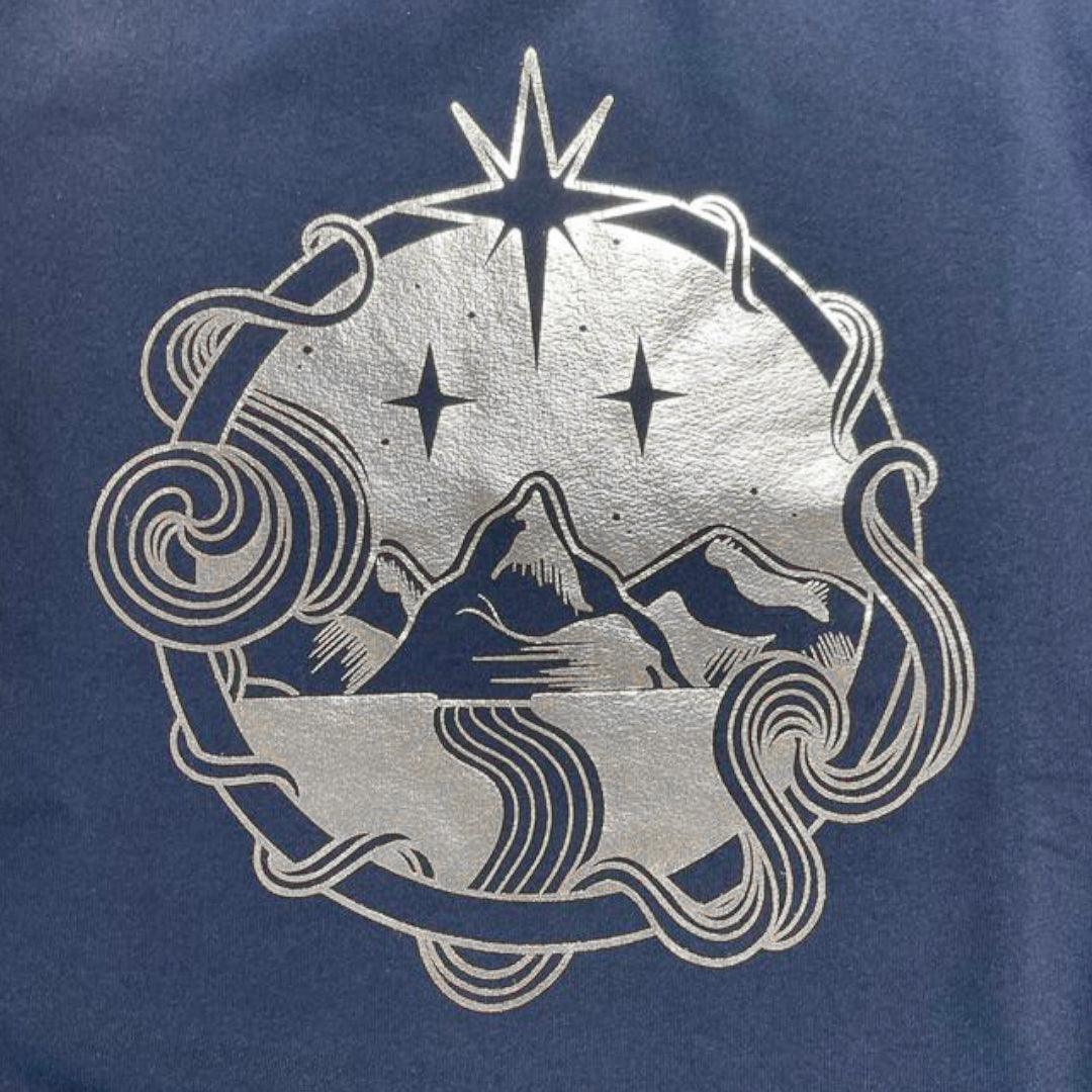 Bio-Baumwolle ACOTAR Sweatshirt mit Rundhalsausschnitt - Night Court