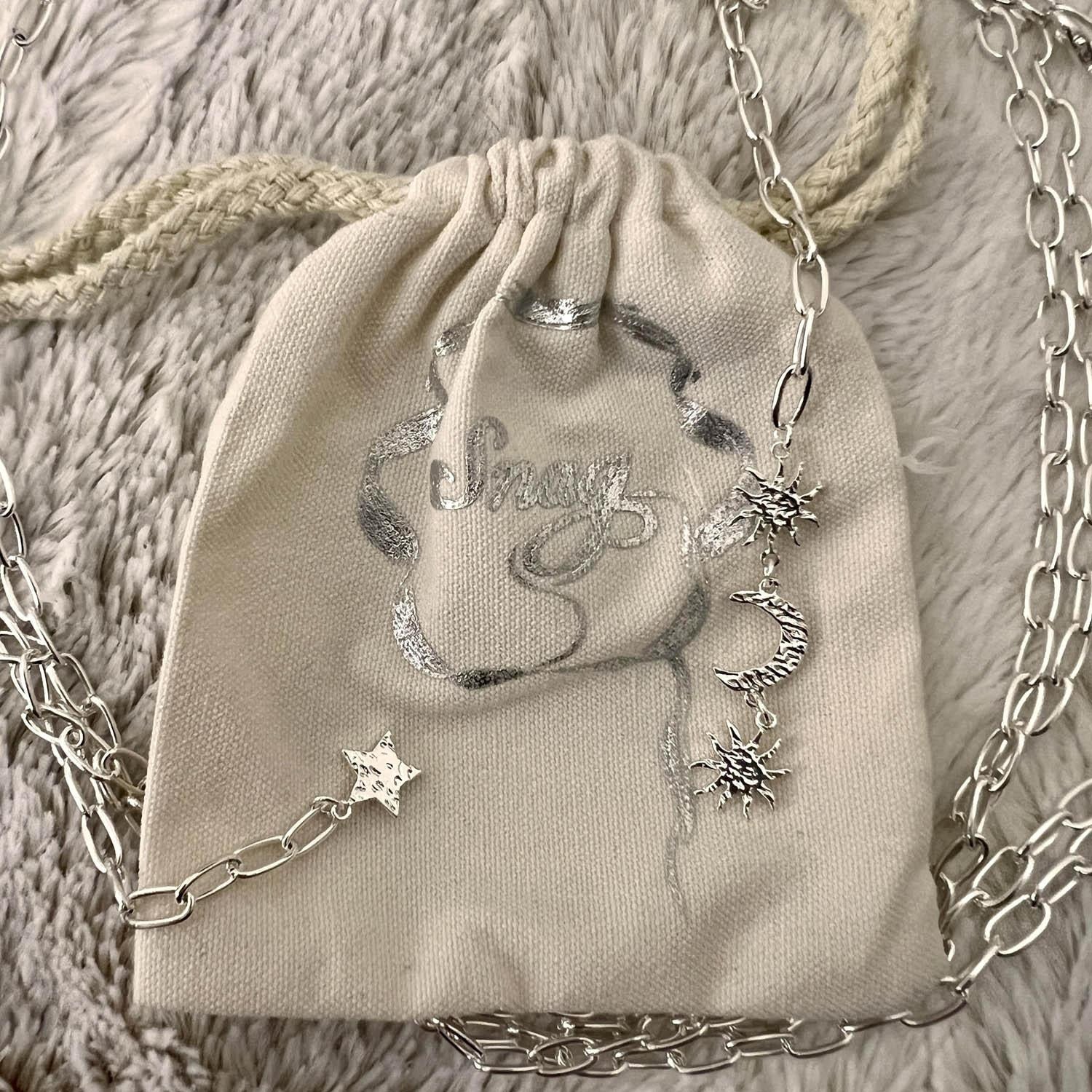 Kroppssmycken - Selene - silver