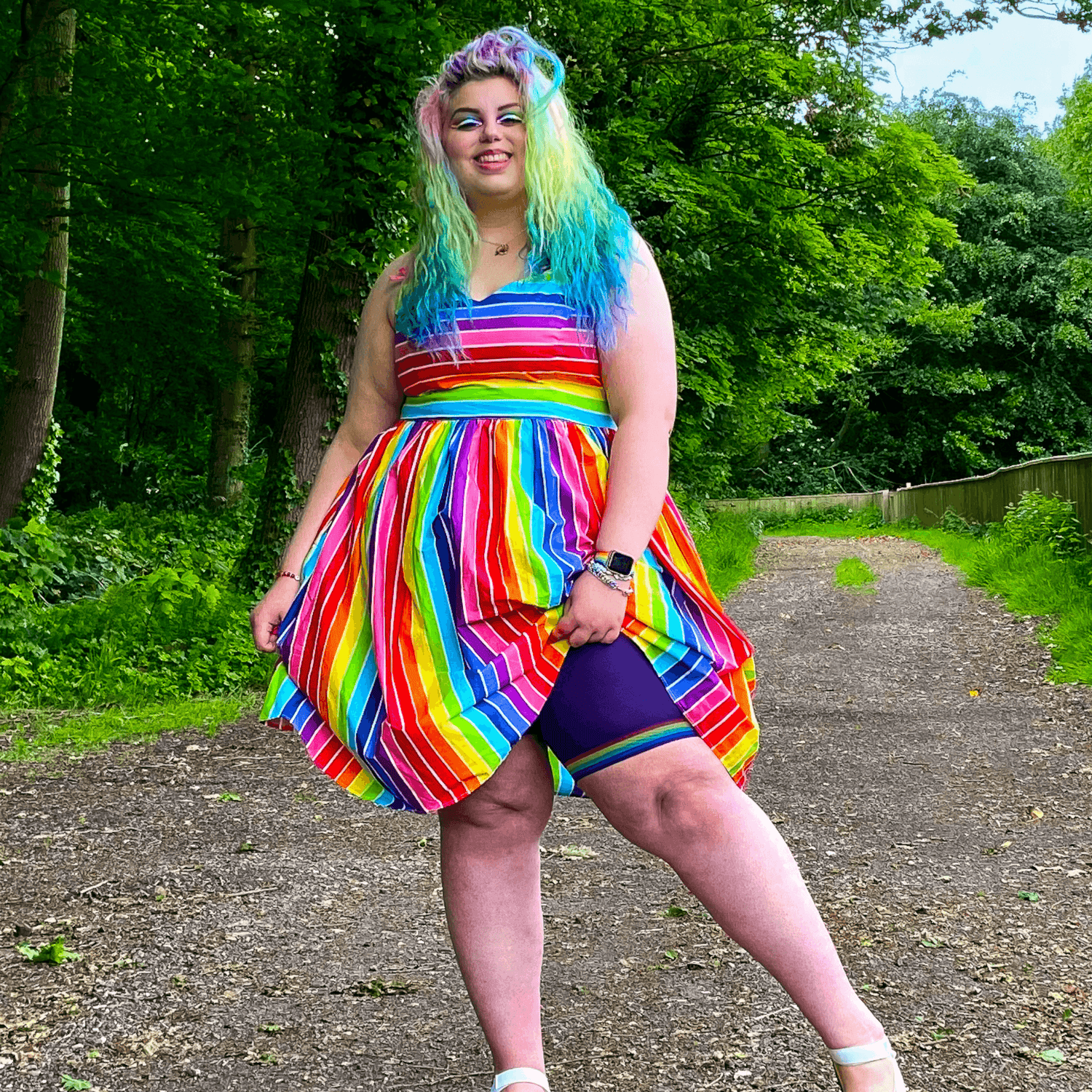 Stay Cool Chub Rub Shorts - Pride - Menschliche Natur