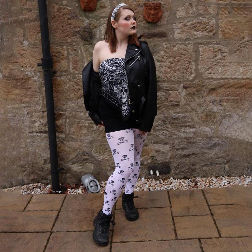 Skullz Tights - Snövit
